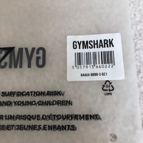 New / NWT Gymshark Speed Leggings / Running Tights B4A6V-BBBB, Black -Size Small - Picture 3 of 9